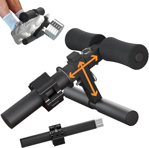 Northdeer Tib Bar Verstellbar Schienbeintrainer zur Kräftigung der Tibialis Anterior Muskels, Waden, Schienbeine und Knöchel- Für 30mm / 50mm / Northdeer Hantelscheiben