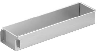 Molde rectangular antiadherente para tartas, de aleación de aluminio, bandeja para hornear tartas con dos raspadores de metal, marco extraíble para mousse de tarta de queso y tiramisú (30 cm)