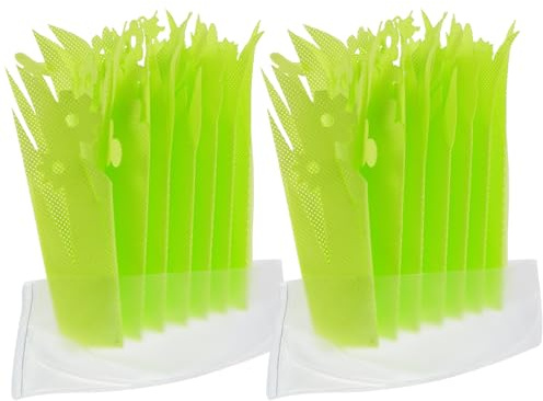 Toyvian 2pcs Reptile Humidifier Imitation Plants Shaped Humidifier with Cloth Pvc Material Practical Terrarium Humidity Control for Household and Pet Shop Reptile Box