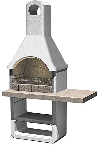 1 PZ BARBECUE MURATURA 'SANTA FE'' 125 x 64 x H 212,5 cm NextradeItalia Mod.FERX.KCHCCMNLM