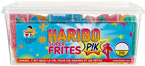 Haribo Bonbon Gélifié Super Frites Pik x 210 Pièces 1,31 kg