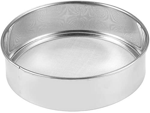 Vetrineinrete® Set 3 setacci Rotondi da Cucina per Farina Zucchero Cacao setaccio per pasticciere per Dolci Torte D103