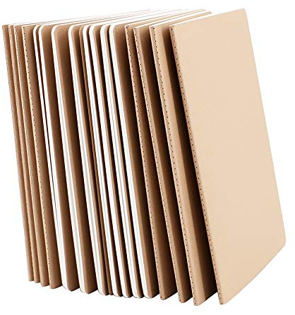 Wotion Lined Notebook 16 Pack, A5 Journals to Write in for Travel, 60 Pages/30 Sheets, 8.3 x 5.5, Thick Paper Notebooks for Students Office Women Men, Travel Journal Diary Planner Set
