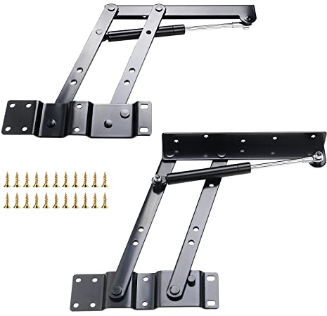1 Paar Couchtisch-Hebemechanismus, Couchtisch-Hardware, Federständer, Möbelscharniere, Federscharniere, Befestigungsmaterial, Federhebeunterstützung