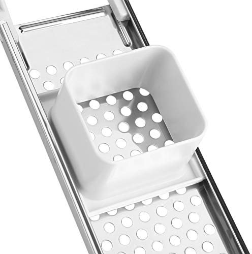 Kadimendium Spaetzle Maker Egg Spätzle Dumpling Maker Acero Inoxidable Fabricante de Fideos Máquina de Fideos Empujador de Seguridad Máquina de Fideos Rallador de Frutas Rallador de Verduras