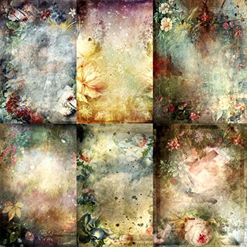 Maulbeer-Reispapier im Vintage-Stil, 6 Blatt, 20,5 x 26,5 cm, 30 g/m², ART_MEDIA_PAPER von [brand]