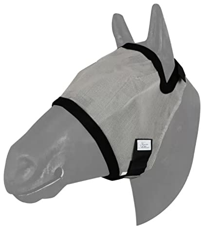 Horses PRO Mask Full, Leggera e Traspirante, Non Ostacola Il Campo Visivo del Cavallo, Protezione di Occhi