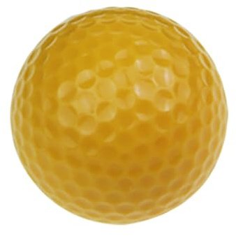 Golfbälle, bunt, tragbar, Training, Sport, Golfzubehör, schwimmender Ball in Taschen, Paket für Trainer, Gelb
