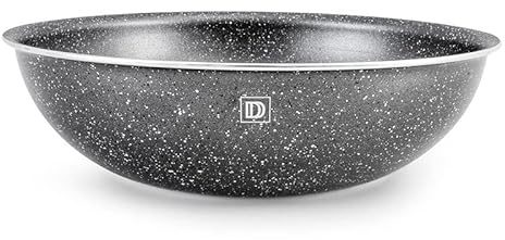 Wok Aluminium Anti Adhésif 24cm Tfi Genesis Gris Durand Dupont