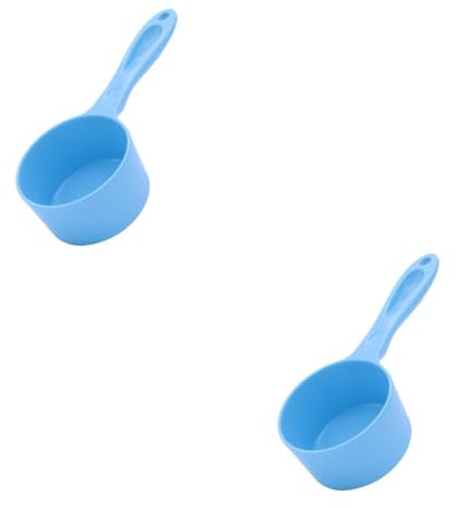 POPETPOP Lot De 2 Cuillères À Mesurer en Plastique pour Aliments pour Chats Chiens Oiseaux Animaux De Compagnie Taille S Faciles À Nettoyer