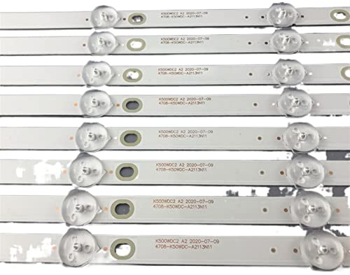 LORIER LED Tira de retroiluminación 5 luces 50 TV 50USK1810T2 K50 0WDC2 A2 4708-K50WDC-A2113N11 50PUT6023 5 0put6002 aptos for Philips tira de luz