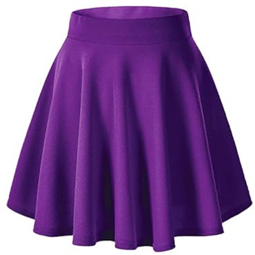 Damen Beiläufig Elastische Taille A Linie Faltenrock Basic Solide Vielseitige Dehnbar Informell Mini Skater Rock Mädchen Glocken Tennis Rock