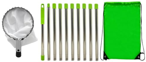 Outil de cueillette de fruits, outil de poteau de cueilleur de fruits, panier de tête de cueilleur de fruits, poteau télescopique extensible, cueilleur de pommes avec poignée télescopique, cueilleur d