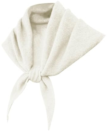 Triangle Knit Scarf Fall Winter Warm Shawl Multi-Color Neck Warmer Skin-Friendly Head Wrap Neckerchief for Women Ladies Girls Fashion Item Women UK Autumn Reversible Knit Scarf