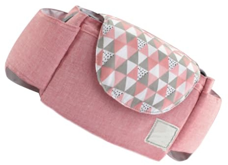Kinderwagentasche Rosa aus Nylon, Leicht Am Kinderwagen Befestigbar | Babynahrung Unterwegs, Leicht zu Reinigen, Praktischer Aufbewahrungsbeutel