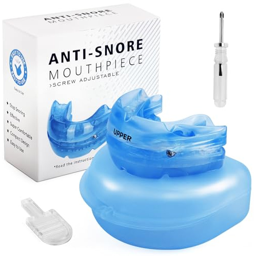 Schnarchstopper Anti Schnarch,Schnarchschiene gegen Schnarchen und Knirsche KIMTAR Flexibel Anpassbares Schnarchen Stopper für Männer FrauenC