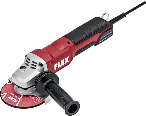 FLEX 2000 Watt Winkelschleifer 125 mm (2000 Watt, Winkelschleifer mit Paddelschalter und Bremse, 125 mm, 230 V, 50/60 Hz, 4 m Kabellänge, Handwerker, Handwerkzeug) 534018