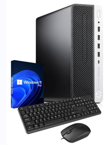 HP EliteDesk 705 G5 SFF Ordenador de sobremesa, AMD Radeon RX 550X, AMD Ryzen 7 Pro 3700, 16 GB de RAM, SSD de 512 GB, WiFi, Bluetooth, Teclado QWERTY Estadounidense, Windows 11 Pro (Reacondicionado)