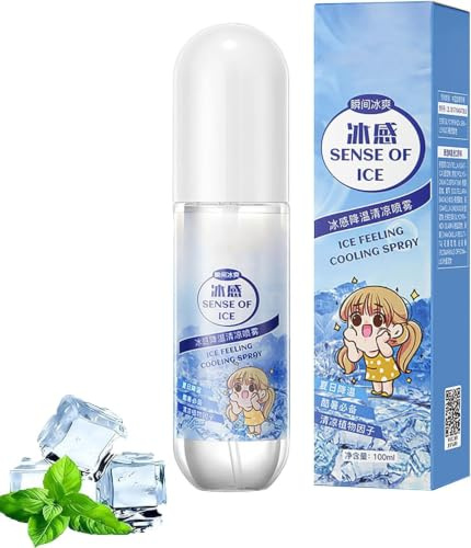 Spray Refrescante para Clima Cálido, Hidratante en Spray para Rostro y Cuerpo, Loción Refrescante Portátil, Loción para Después del Sol de Uso Diario, Refrescante Instantáneo