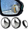 Uni-Fine 2 piezas Blind Spot Espejo Espejo de Punto Muerto Rotación de 360° Retrovisores de ángulo Muerto Espejo de Punto Ciego Convexo de Gran Angular Ajustable para Automóviles, SUV, Motocicletas