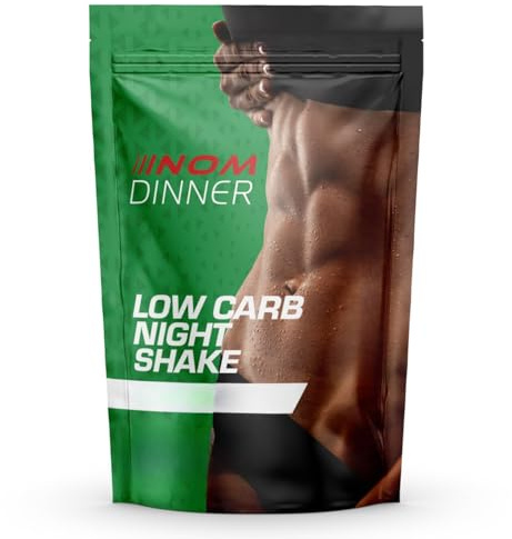 NOM Dinner Protein Pulver Vanille - Hochwertiges Proteinpulver zum Abnehmen - Schnell löslicher Eiweiß Shake - Veganes Reis, Erbsen und Hanfprotein (400g)