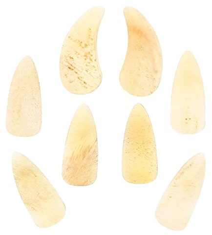 HEALLILY 8 Stücke Guzheng Finger Gefälschte Nägel Chinesische Zither Finger Picks Guzheng Nagel Fingertip Protector Guzheng Supplies (Größe L)