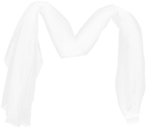 Abaodam Brautschleier Langer Mit Kamm Hochzeitsschleier Einlagig Weiß Für Braut Schleier Bodenlang Einfacher Elegant