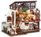 Rolife Maison de Poupées avec Meubles Miniature Maison en Bois Kits de modèles Jouets Cadeau de Noël pour Enfants et Femmes (NO.17 Café)