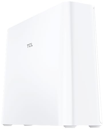 TCL LinkHub CPE Router Rápido 5G HH512V, Doble Banda, Soporte Tarjeta SIM, WiFi 6E, Hotspot hasta 32 Usuarios, Blanco