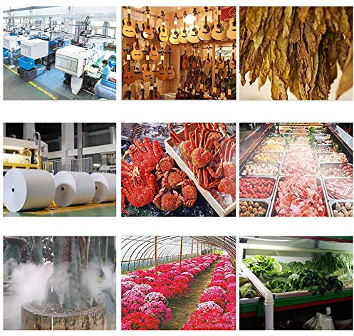 FFTSH Agregue Agua al humidificador Industrial Niebla nanofina ultrasónica Gran Capacidad y Gran cantidad de Niebla Hogar Comercial Toda la casa Niebla fría Niebla Caliente Purificación de Aire AG