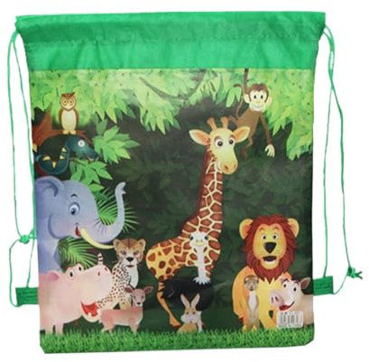 Sac à Dos à Cordon, Sac à Cordes, Sacs de Gym en Coton Naturel, Sac de Sport, Sac à Dos en Tissu, Grand sac pour crèche, porte-goûter pour enfants, pour les enfants et les garçons, multicolore