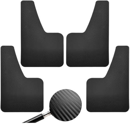 Radschutz Schmutzfänger Für G&olf 2 3 4 5 6 7 8 Für G&TI Für G&TD R R32 MK1 MK2 MK3 Für Tsi Für Tdi Für Kombi Für Plus Auto-Schmutzfänger Kotflügel Vorn Hinten Aus Kohlefaser Auto Spritzschutz(4Pcs bl