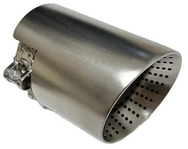 VREFOEAX Auto Auspuffblende 1 Stücke Auspuff Düse Edelstahl Länge 120mm Große Durchmesser 101mm 114mm Offene Auto Schalldämpfer System AK Auto Schalldämpfer Innen Auto Auspuffrohr(63mm-114mm)