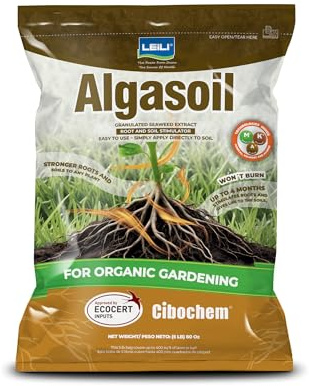 Granulated Seaweed Extract Stimulator - 5lb (80 oz) - Stronger Root Growth, Quick Visible Results, Ideal for Organic Crops, Apply Directly, Easy Aply.