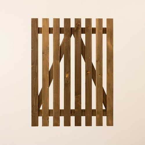 Ruby Ready Sawn Picket Garden Gate 0.9 W X 0.9 H