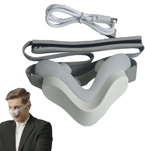 de Irrigación Nasal | Masajeador Nasal Eléctrico con Tecnología de Pulsos | Dispositivo Nasal Suave Ajustable de Silicona para Dormir, Ronquidos, Noche, Hogar y Viajes Unisex