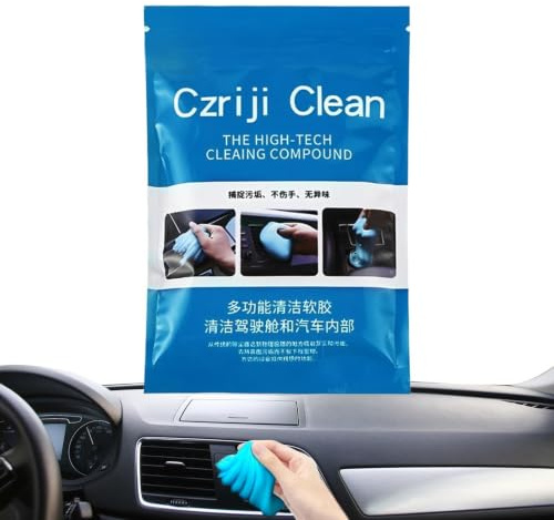 Kit De Limpieza Coche Gel Pegajoso, Deformable Y Para Profundo, Toallitas,