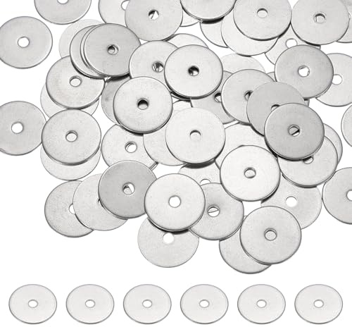 PATIKIL M3 X 20mm Metallschrauben Unterlegscheiben Set 66Stk 304 Edelstahl Flachscheiben Für Schrauben Muttern Fabriken Haushalt Outdoor Projekte
