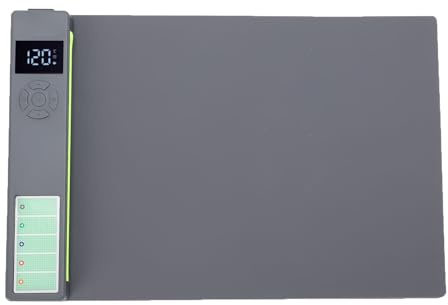 Topiky Tappetino Riscaldante Separatore Schermo LCD, Tappetino Riscaldante Schermo LCD Smartphone e Tablet, Piastra Separatrice Regolabile, Kit di Riparazione Tablet (Spina europea 220 V)