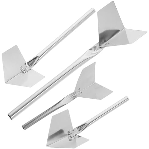 Truelle D’angle Intérieure en Acier Inoxydable 4 Pièces Argenté | Léger, Polissage Rapide et Uniforme, Rénovation et Chantier, Finition pour Cloisons Sèches