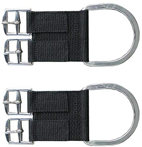 AMKA Saddle Girth Converter Nylon Adapter for Saddle Girths 1 Piece Nylon 2-Buckle Girth Converter (Cinch)