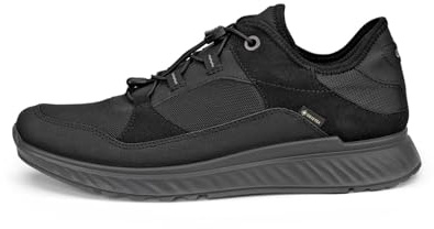 Ecco Herren EXOSTRIDEM Sneaker, Schwarz (Black 1), 45 EU