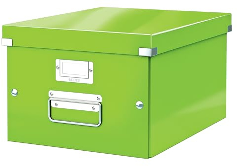 Leitz WOW Click and Store Förvaringsbox, A4, grön, 60440054