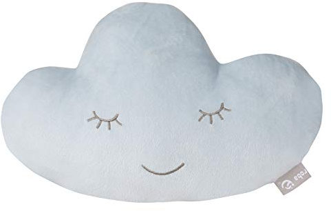 roba Kuschelkissen in Wolken Form - roba Style - Weiches Dekokissen für Baby- & Kinderzimmer - für Mädchen & Jungen - Hellblau, 1 Stück (1er Pack)