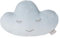 roba Kuschelkissen in Wolken Form - roba Style - Weiches Dekokissen für Baby- & Kinderzimmer - für Mädchen & Jungen - Hellblau, 1 Stück (1er Pack)