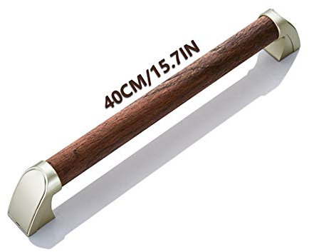 GJHW Haltegriff Dusche rutschfest, Sicherheitsgriff Holz, Sicherer Halt in Dusche, Badewanne und Toilette, Stabiler Haltegriff für Senioren/Kinder, Wandhaltegriff Wandmontage15.7 in