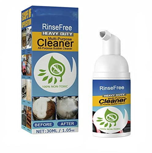 New Upgrade Power Cleaner,Multi-Purpose Stain Removal Powerful Cleaner,For Stains On Kitchen,Toilets,Floors,Wood Panels,Shoes,Cars And More,Replacing Your Regular Cleaning (30ml)