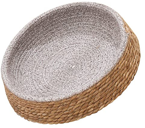 Mipcase Hand Woven round PET Nest Bed for Puppy and Pig Home