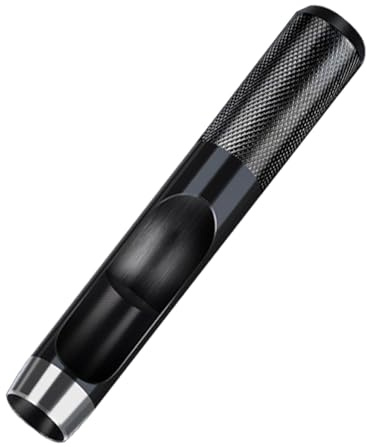 Leather Hole Punch Tool, 20mm High-Carbon Steel Round Belt Hole Puncher for Leather Watch Strap Canvas Fabric