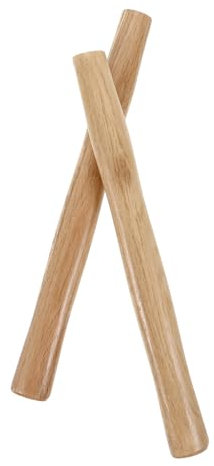 MERRYHAPY Manche Marteau Octogonal En Bois 2 PièCes Manche De Remplacement Pour Marteau De 500G PoignéE SéCuriséE À Trou Ovale Pour Travail Du Bois Et Menuiserie